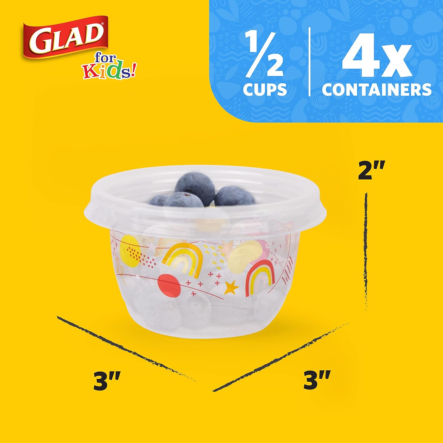 GladWare Kids Food Storage Containers Variety Pack - Image 6