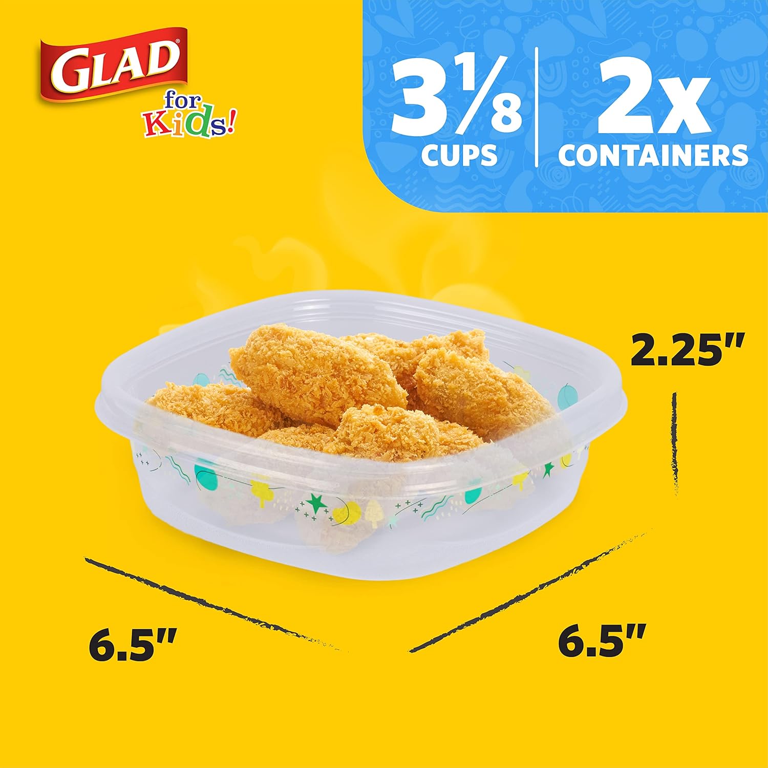 GladWare Kids Food Storage Containers Variety Pack - Image 8