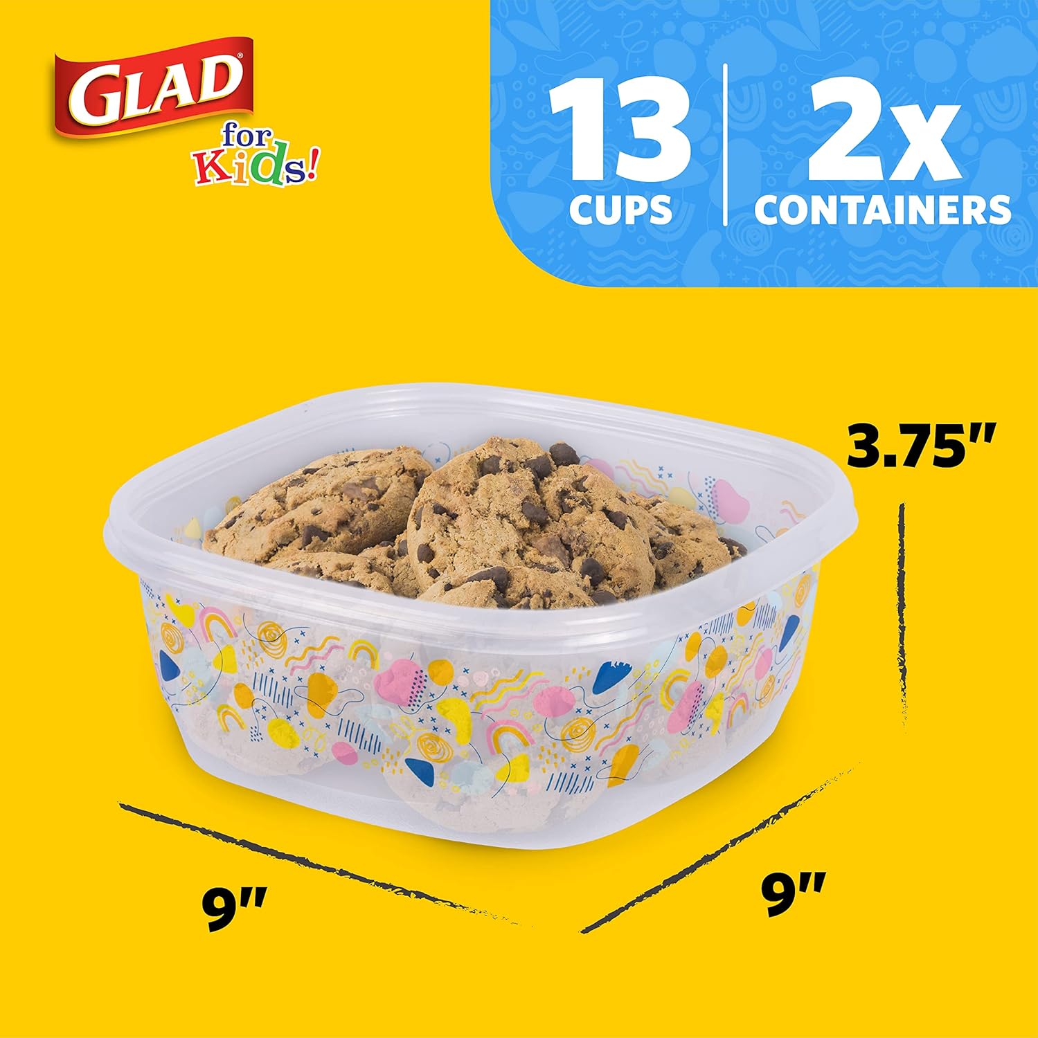 GladWare Kids Food Storage Containers Variety Pack - Image 9
