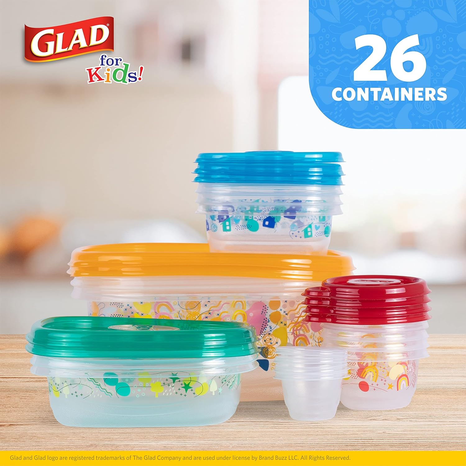 GladWare Kids Food Storage Containers Variety Pack - Image 10