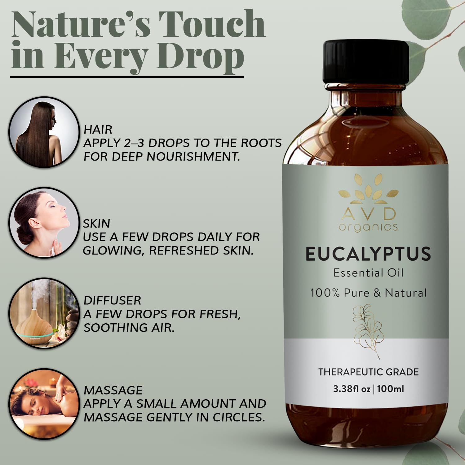 Eucalyptus Essential Oil 100ml - Image 7