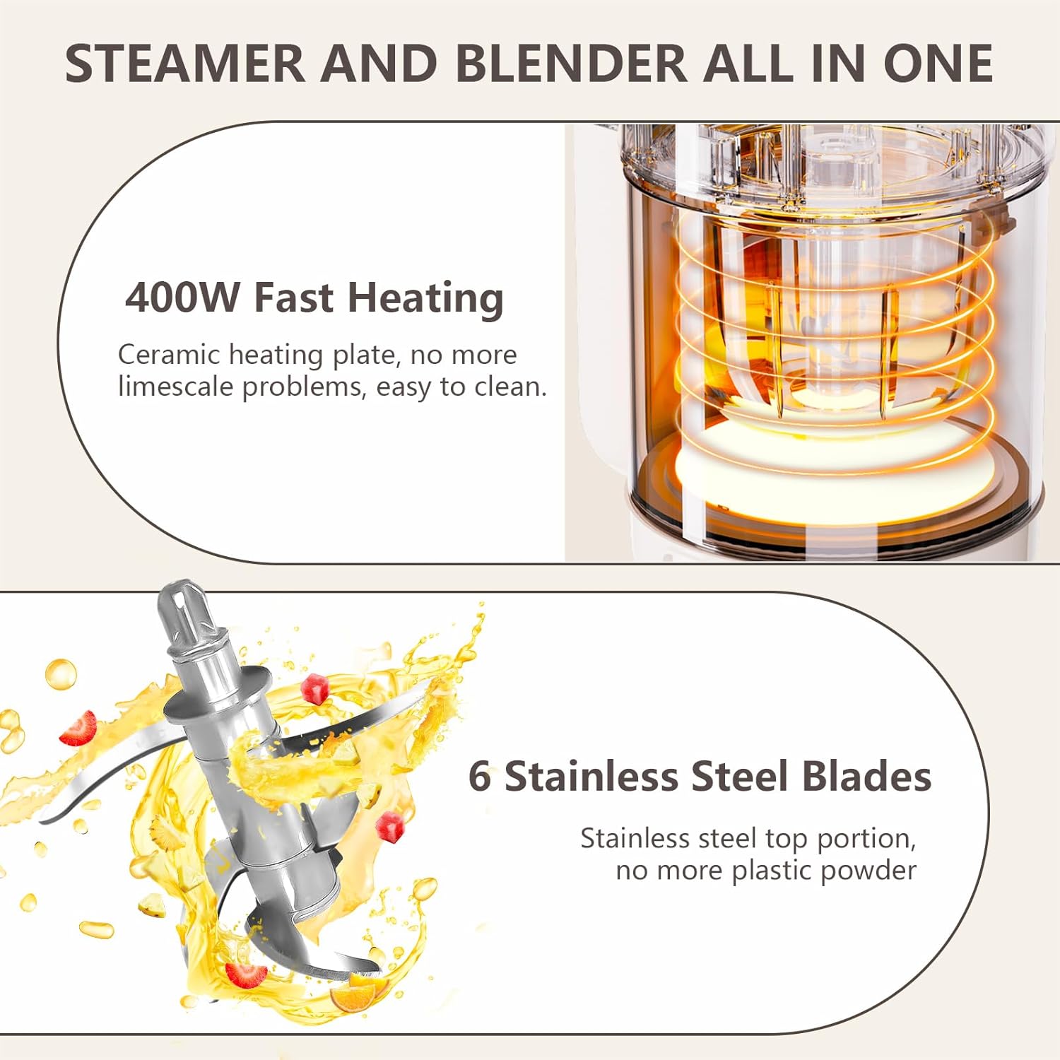 Baby Food Maker And 9 In 1 Puree Maker - Image 4