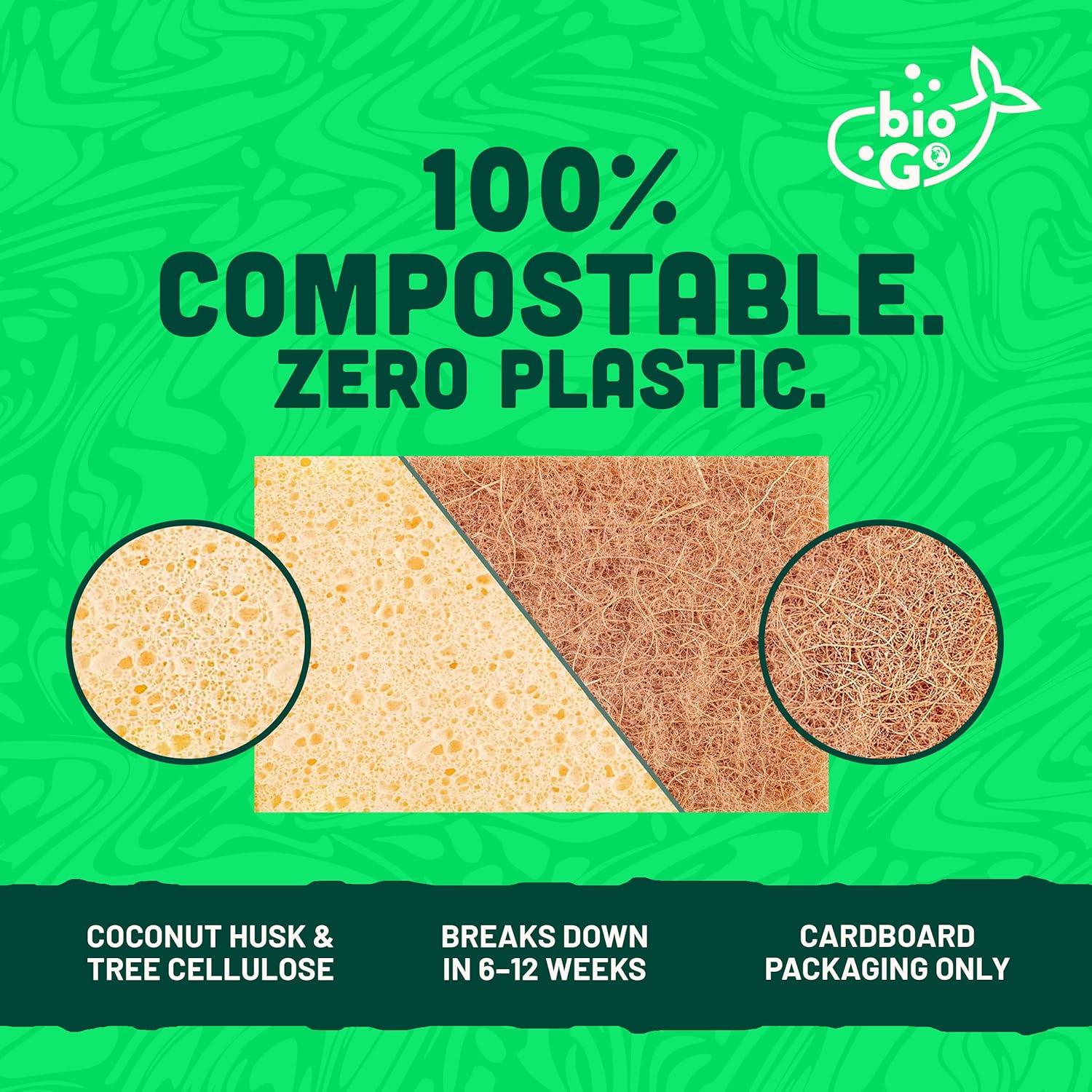 BioGo Biodegradable Kitchen Sponges - Image 4