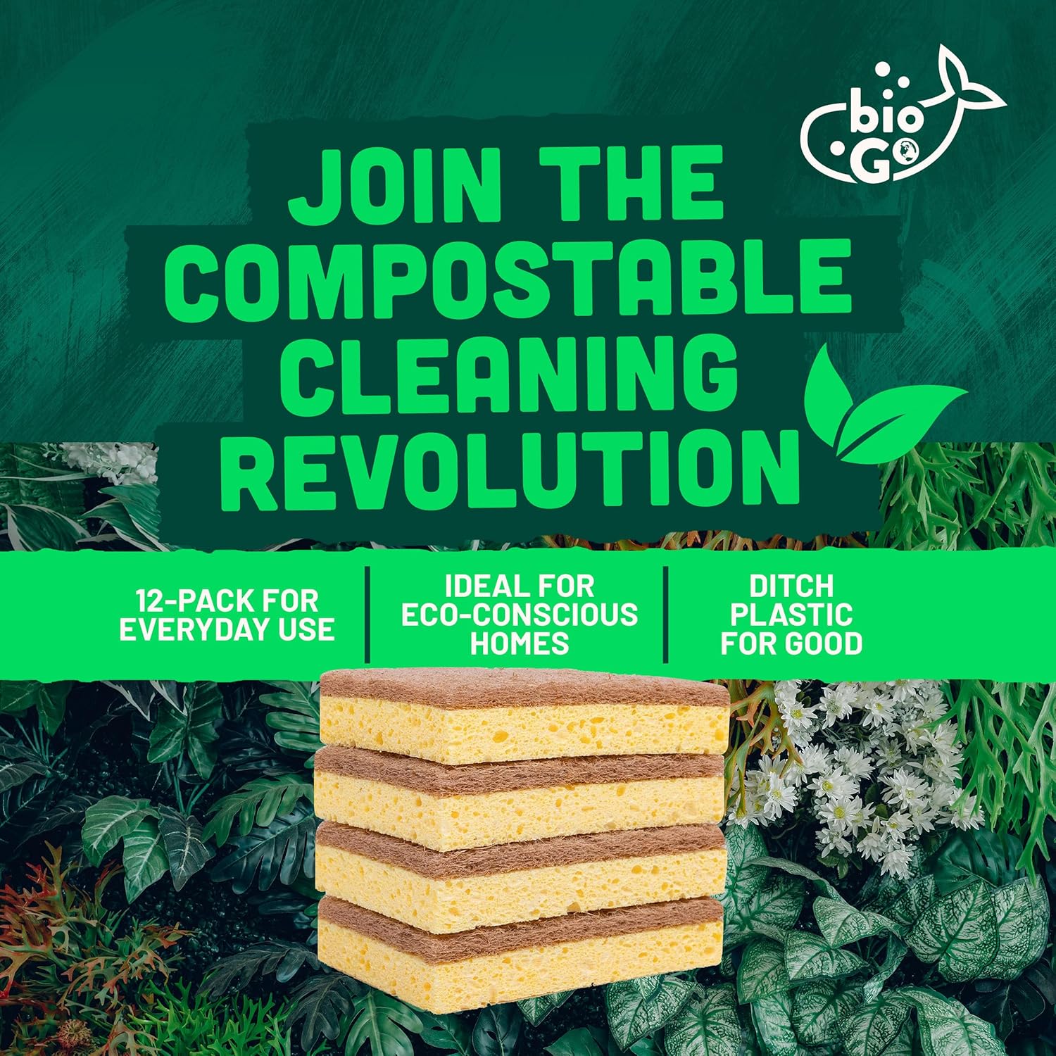 BioGo Biodegradable Kitchen Sponges - Image 7