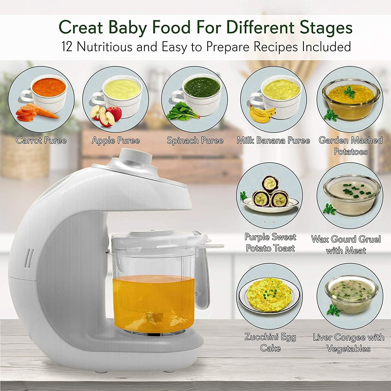 NutriChef Baby Food Maker & Puree Blender - Image 7