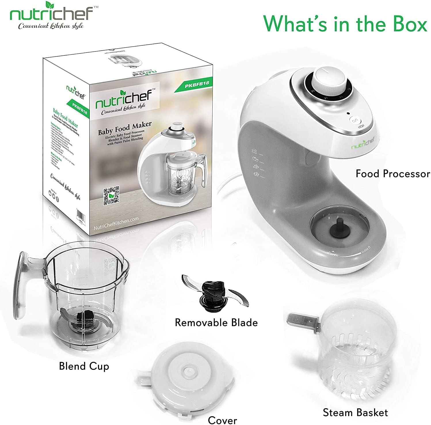NutriChef Baby Food Maker & Puree Blender - Image 8
