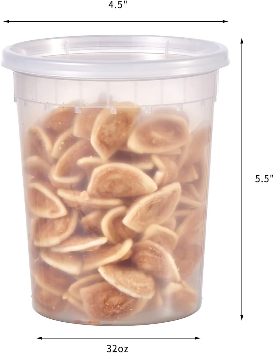 32oz Plastic Deli Containers - Image 3