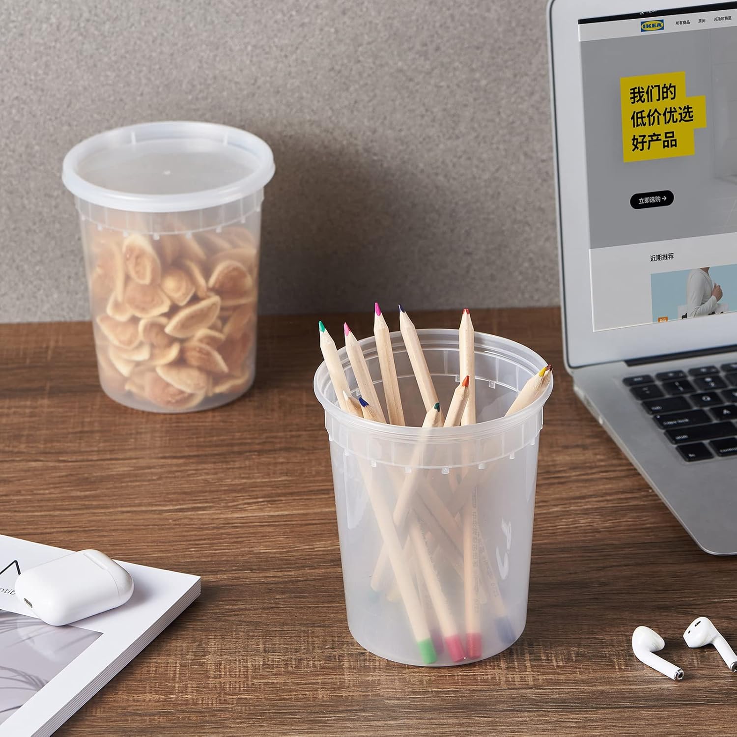 32oz Plastic Deli Containers - Image 7