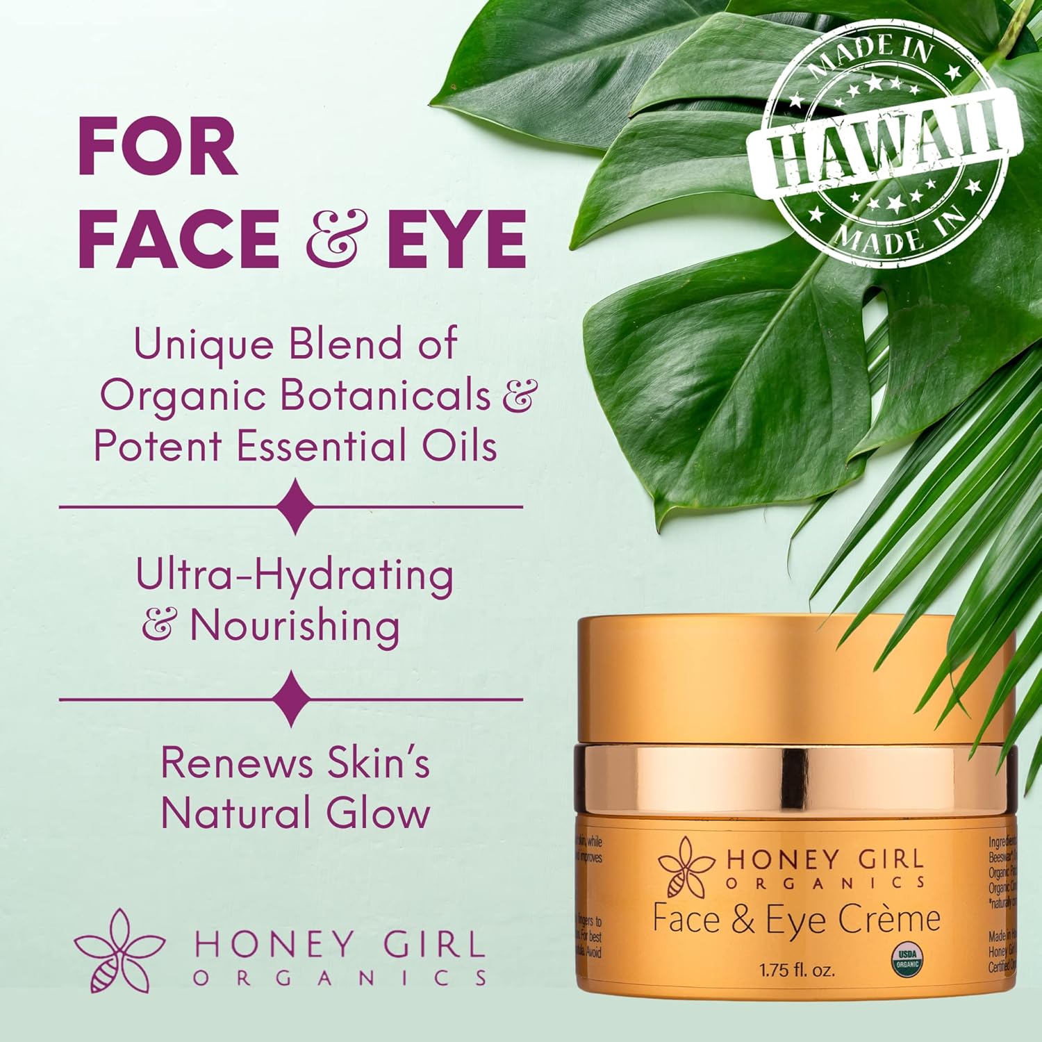 Honey Girl Organics Face & Eye Crème - Image 3