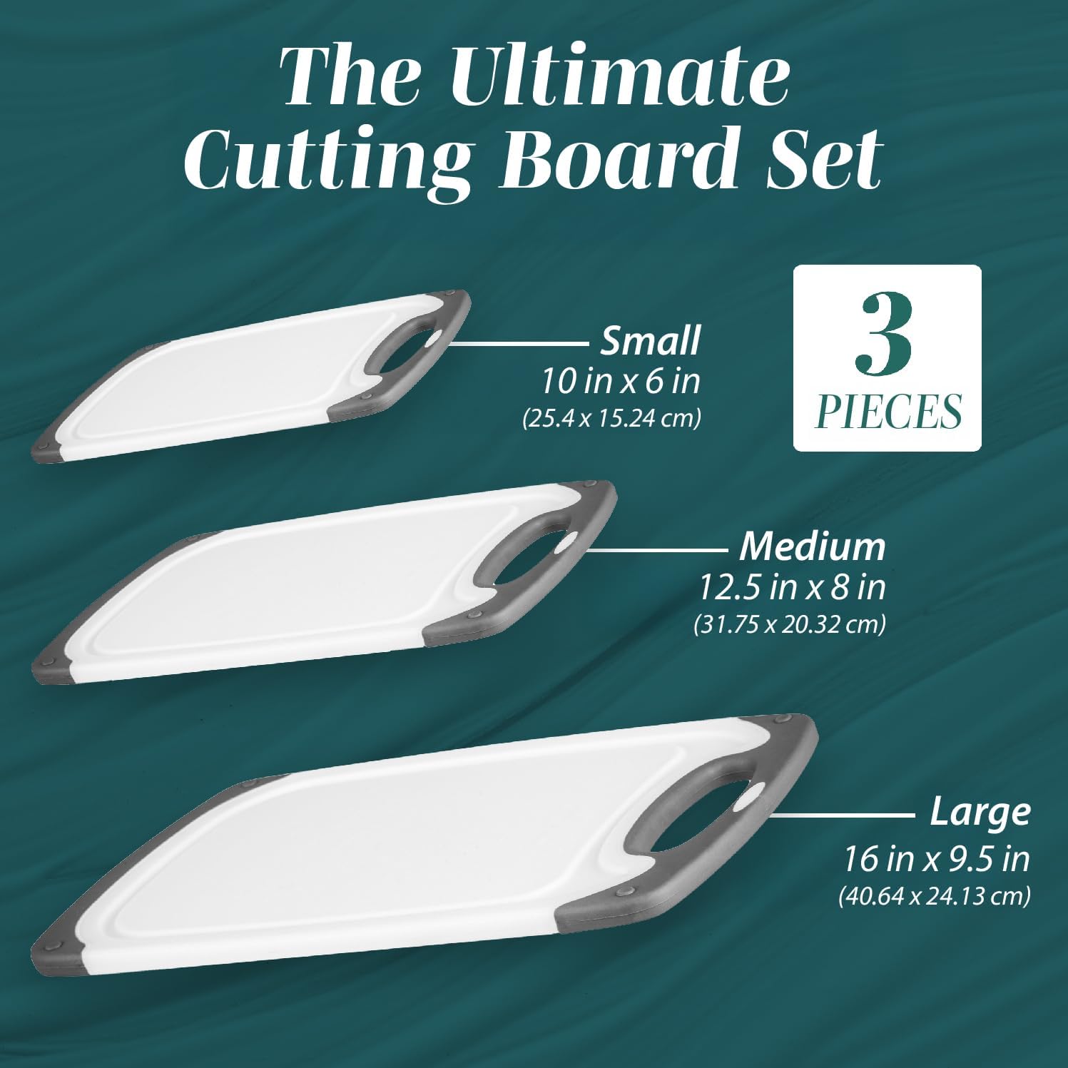 BPA-Free Reversible Cutting Board Set - Image 7