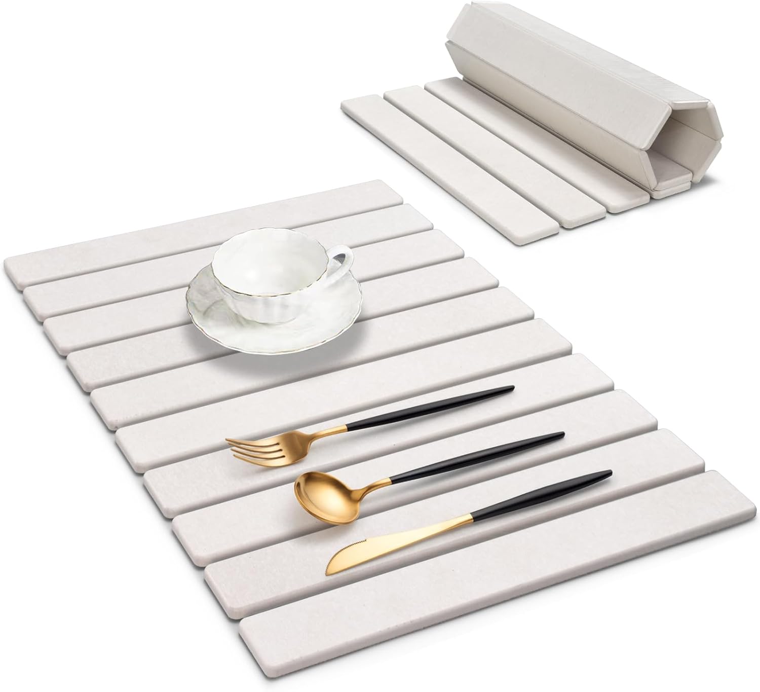 Large Stone Dish Drying Mats for Kitchen Counter - Image 2