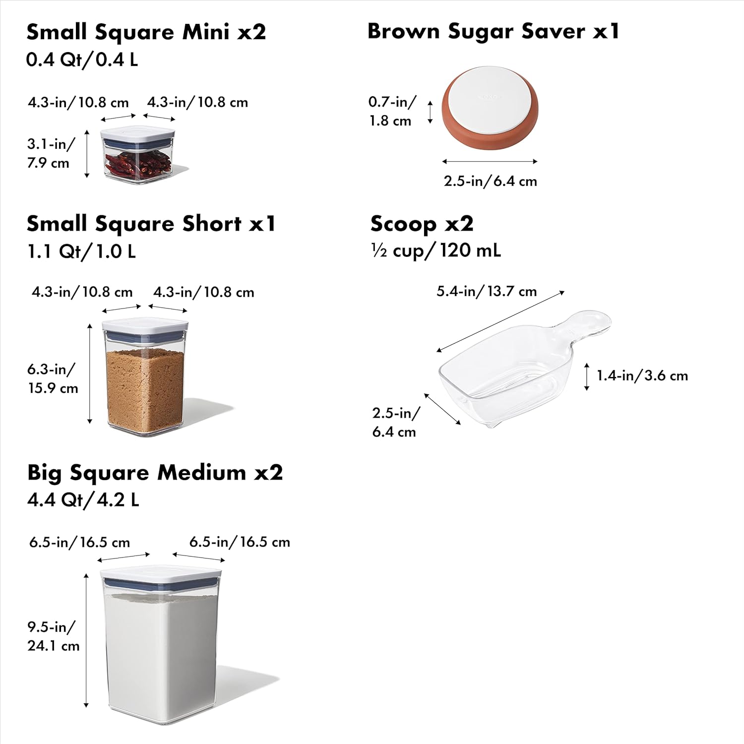 OXO Good Grips Baking Storage Container Set - Image 3
