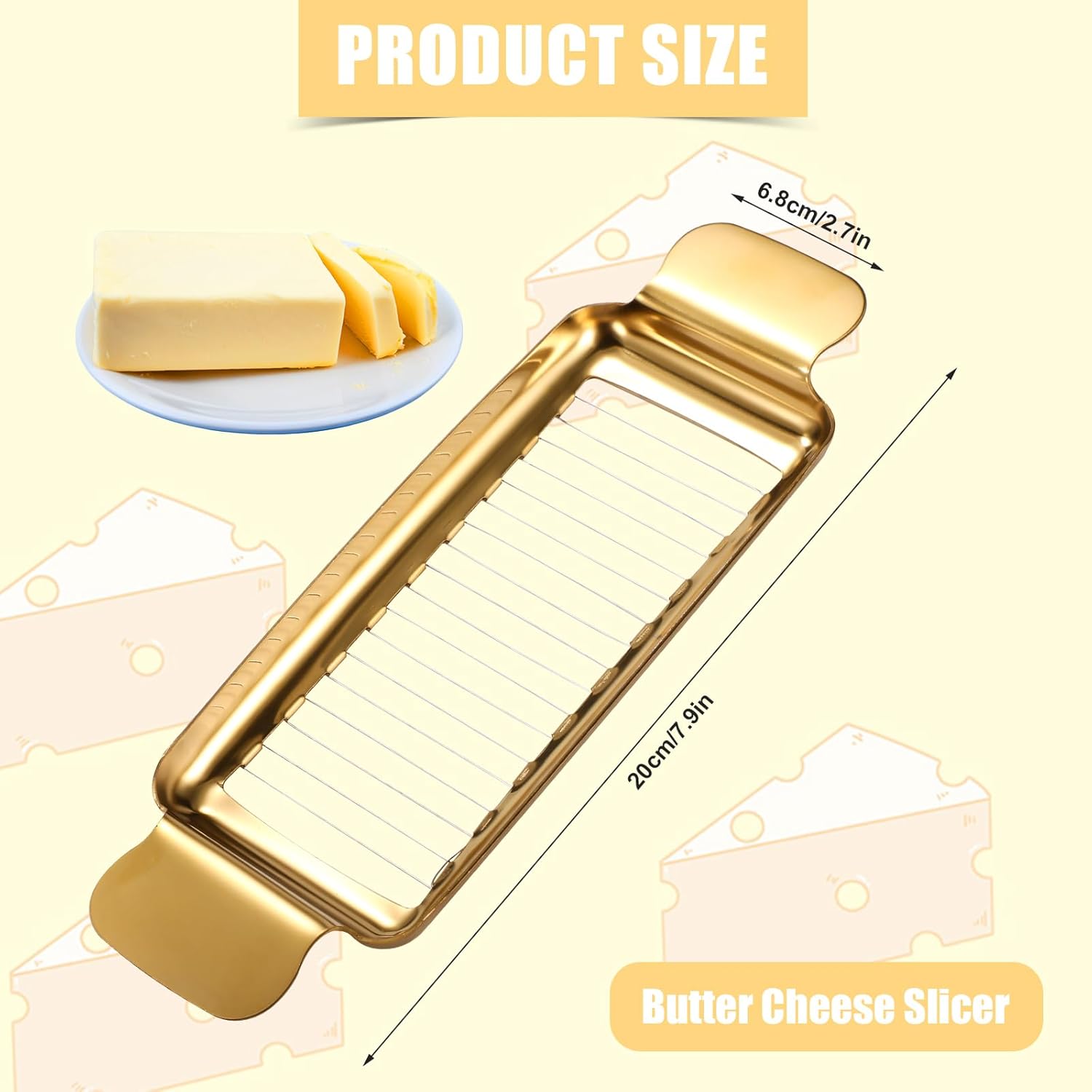 Stainless Steel Butter and Cheese Slicer Cutter - Image 3