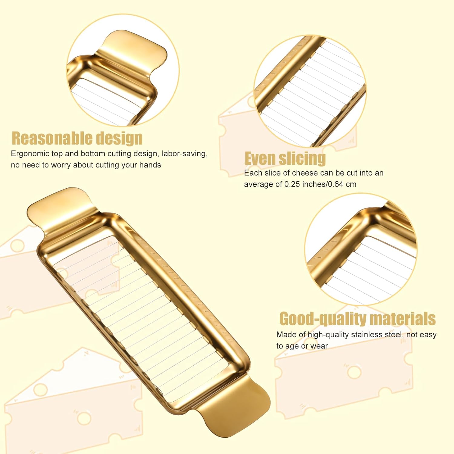 Stainless Steel Butter and Cheese Slicer Cutter - Image 4