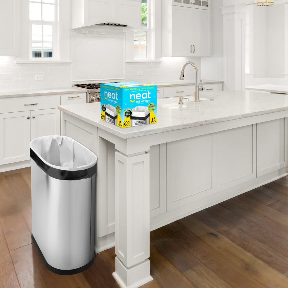 Neat Tall Kitchen 13 Gallon Drawstring Trash Bags - Image 4