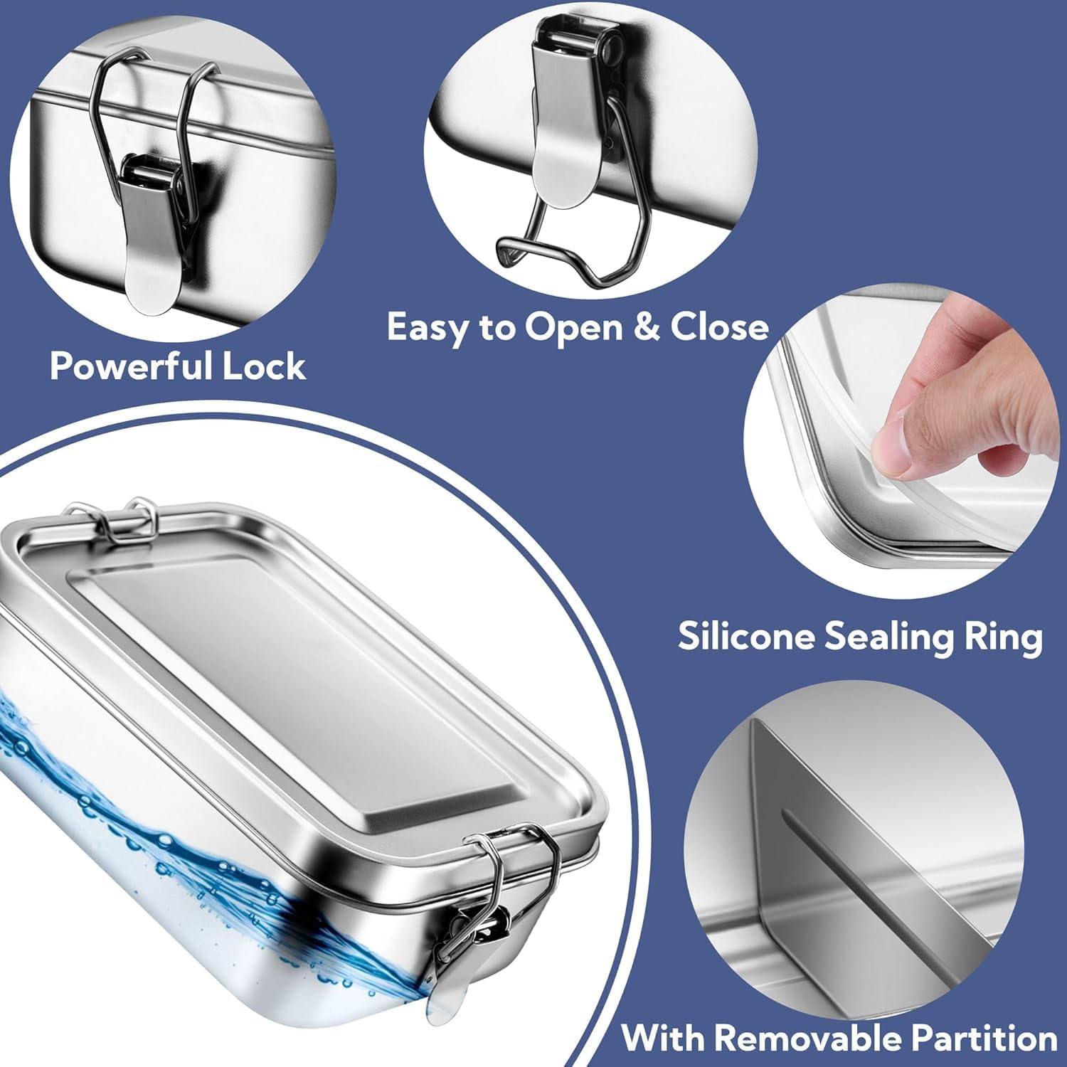 Stainless Steel Bento Box - Image 4