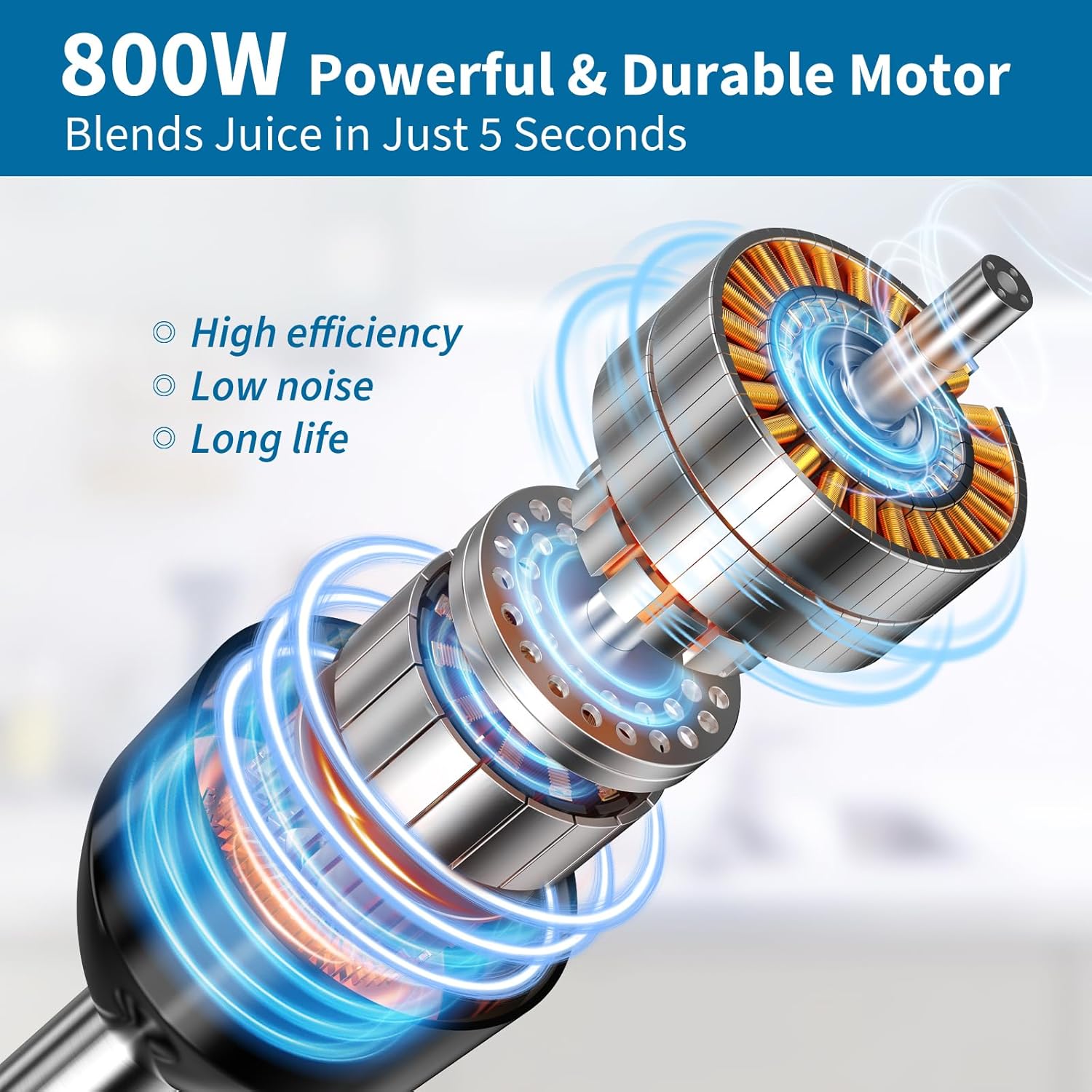 LINKChef 4 in 1 Immersion Blender Handheld - Image 3