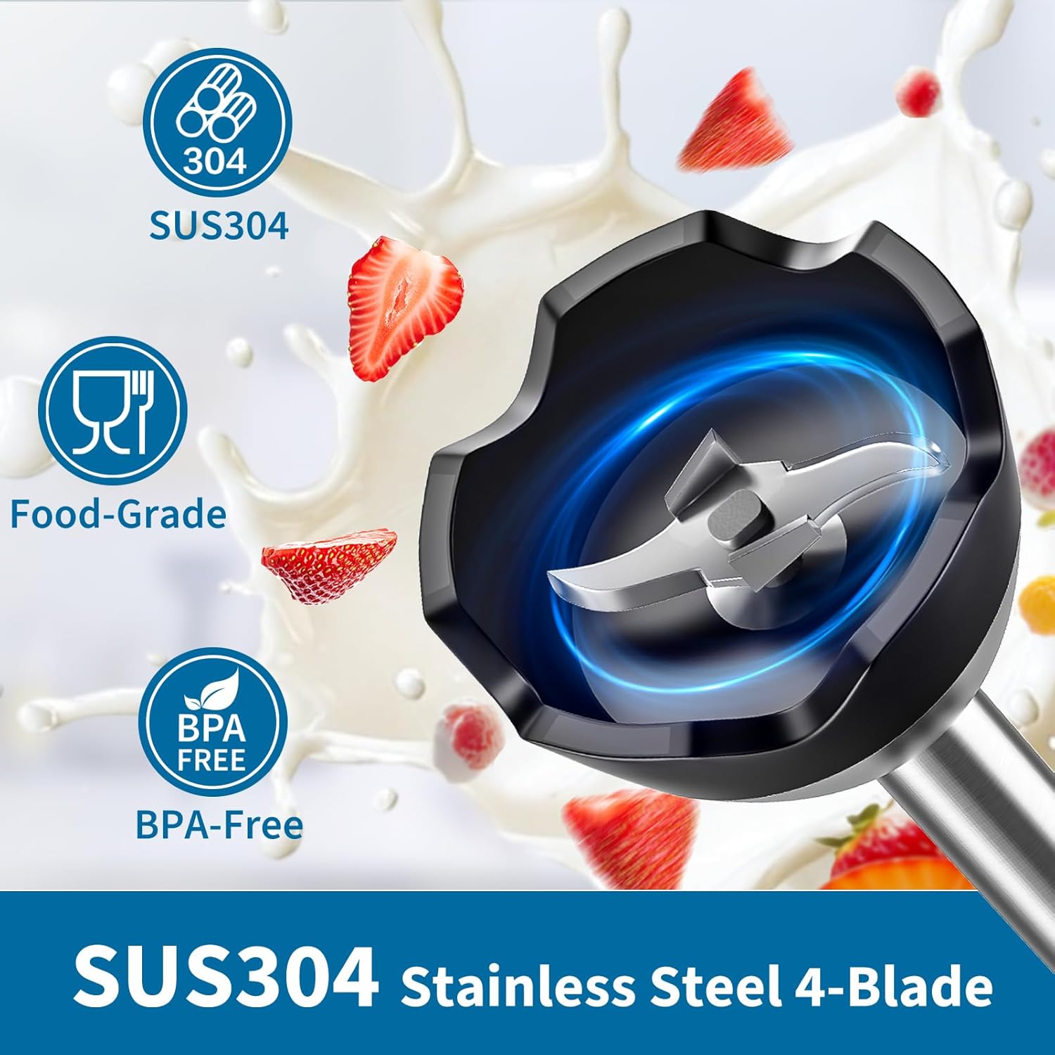 LINKChef 4 in 1 Immersion Blender Handheld - Image 4