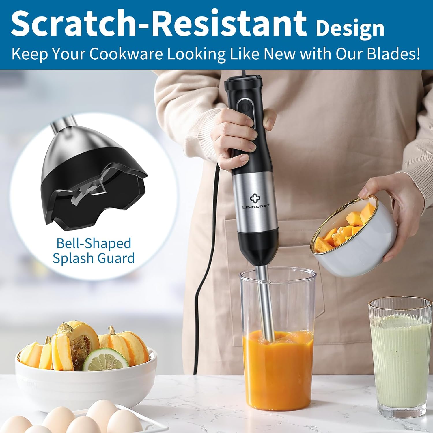 LINKChef 4 in 1 Immersion Blender Handheld - Image 7