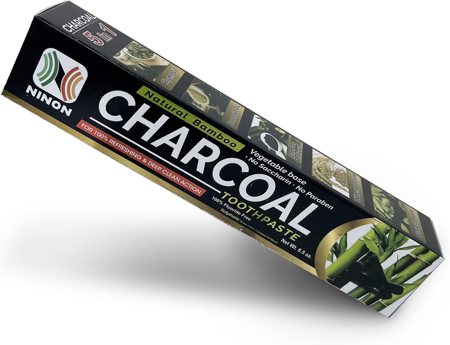 Activated Charcoal Natural Toothpaste - Image 2