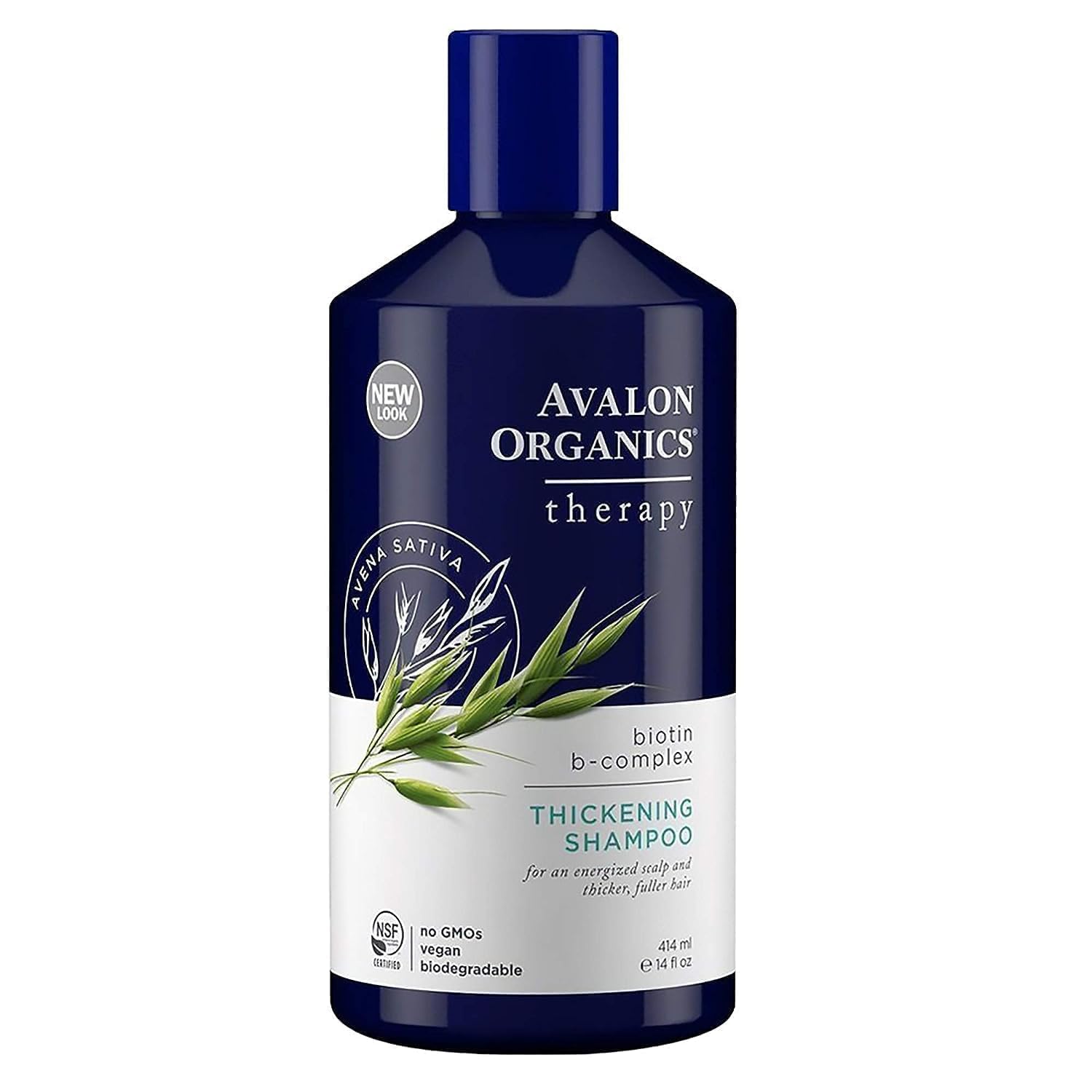 Avalon Organics Biotin Shampoo for Fuller Thicker Looking Hair - Image 2