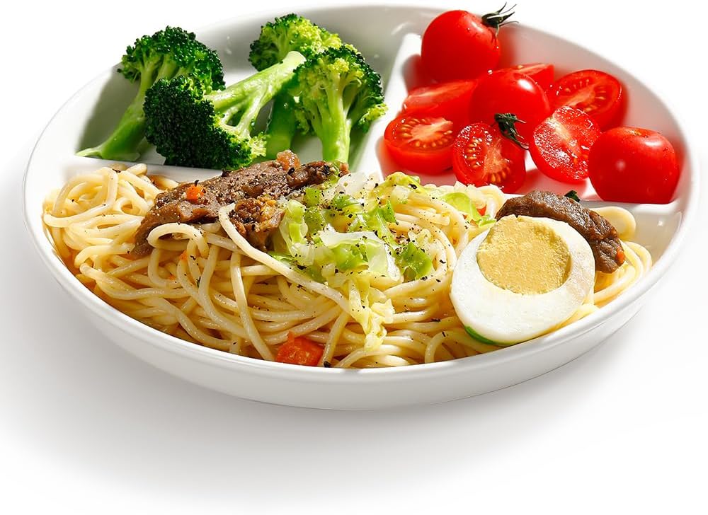 Ceramic Portion Control Plate for Weight Loss - Image 2