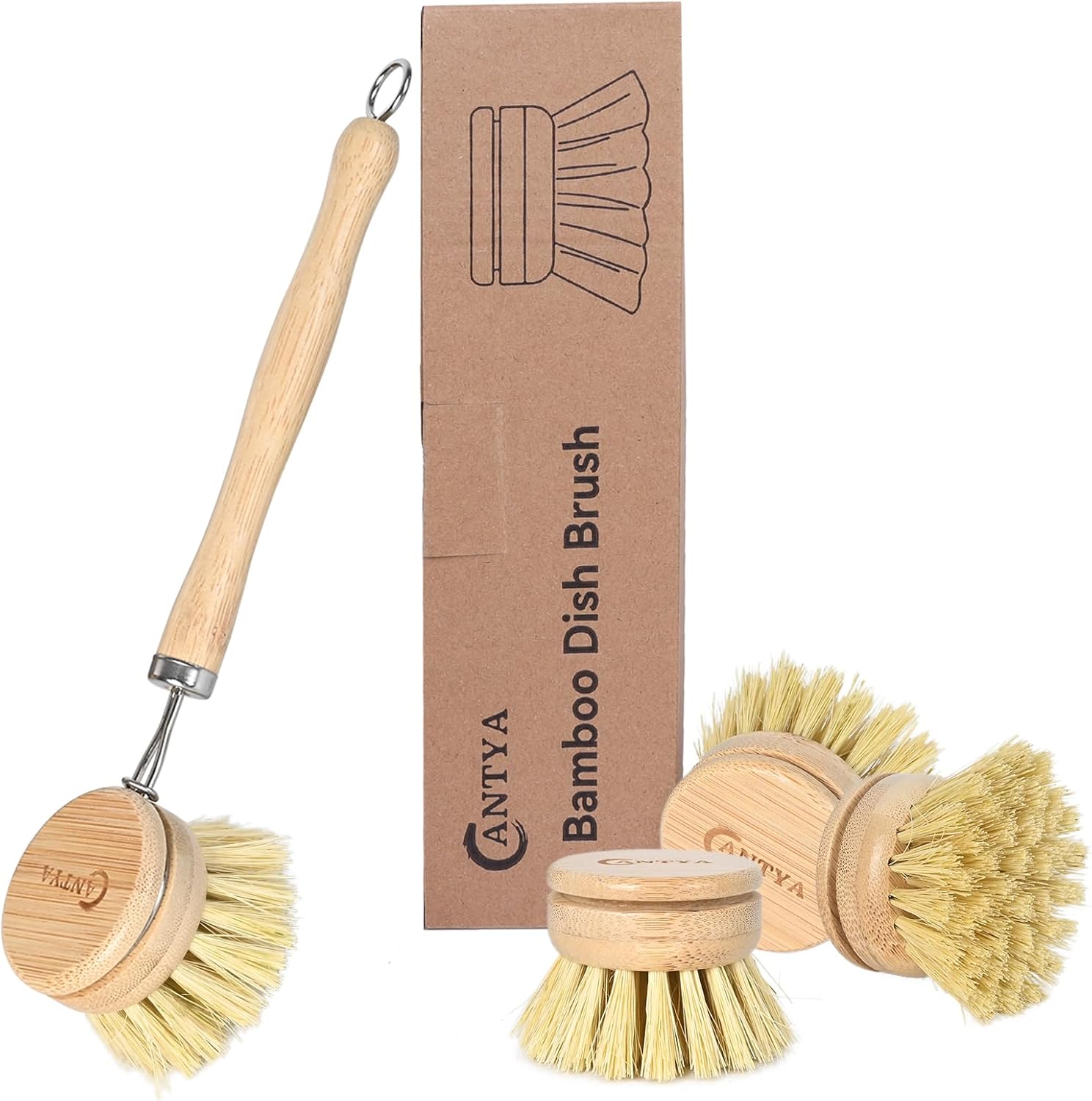 Eco Friendly Bamboo Dish Brush - Image 2