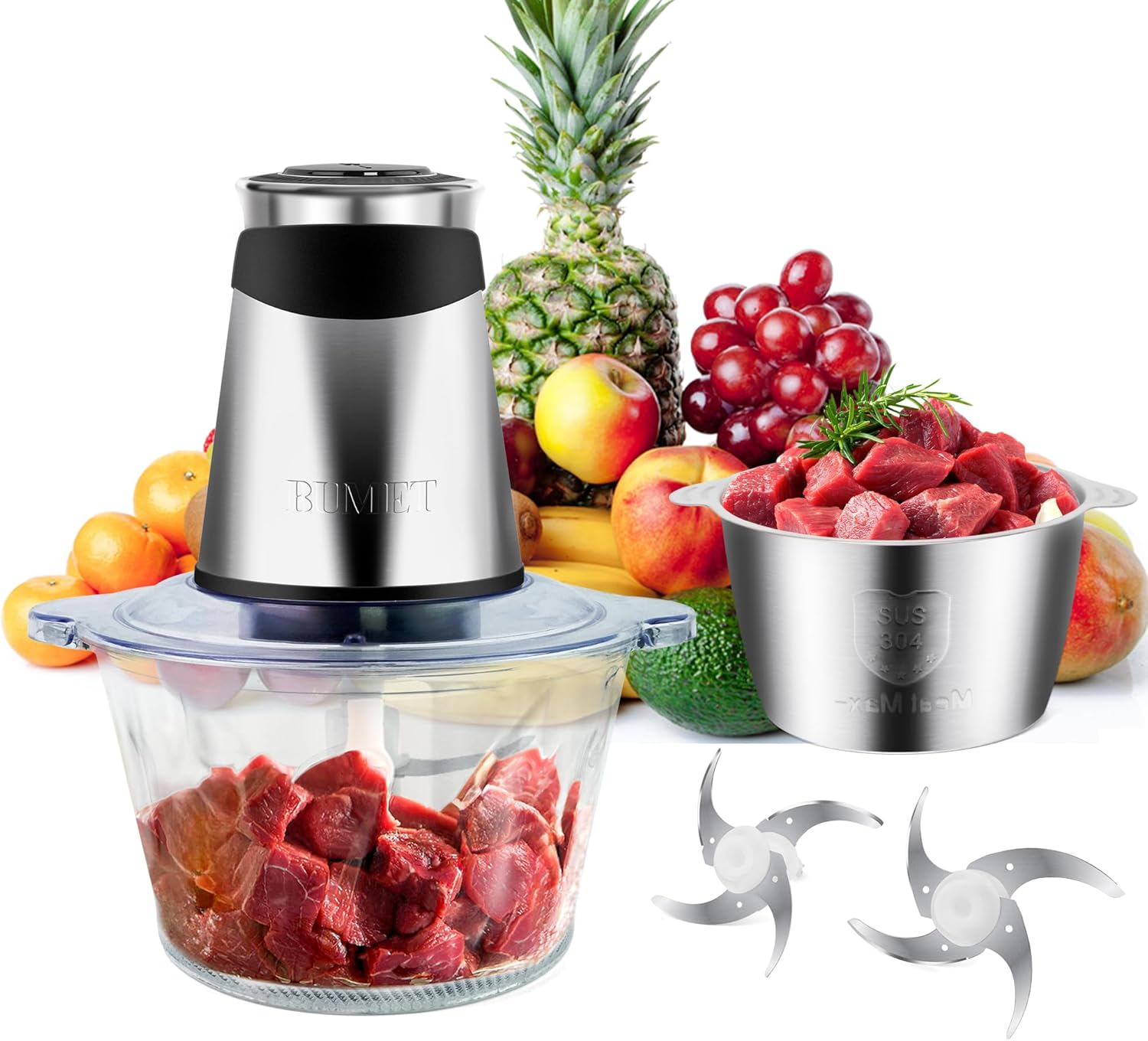 Electric Food Processor and Chopper by BUMET - Image 2