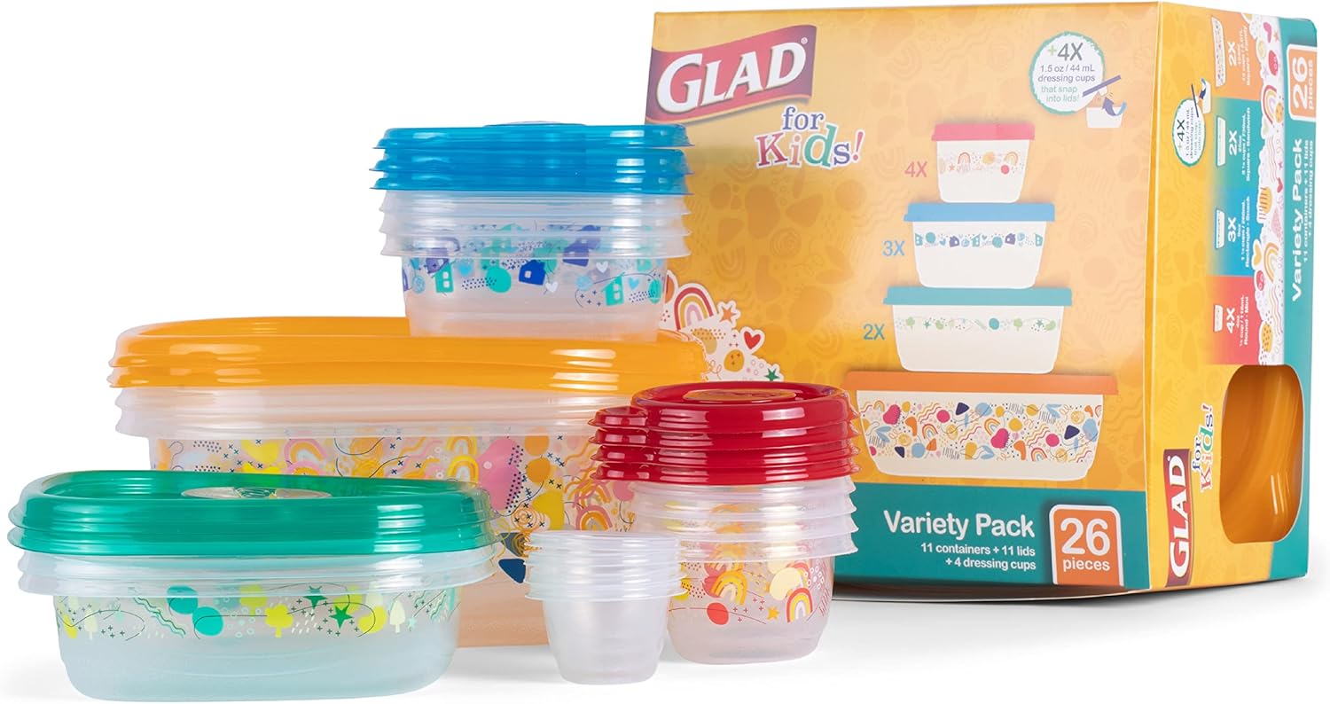 GladWare Kids Food Storage Containers Variety Pack - Image 2