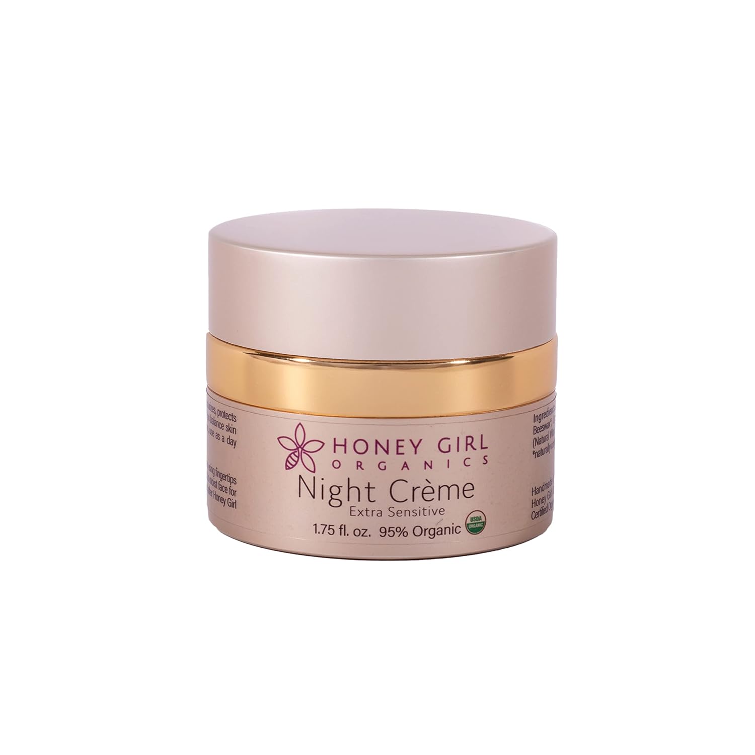 Honey Girl Organics Night Creme Extra Sensitive - Image 2