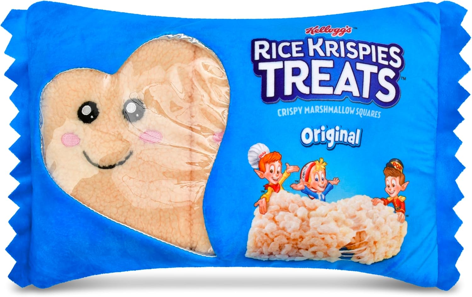 Icream Rice Krispies Treats Package Pillow Set with Plushie Sherpa Cereal Bar Mini Pillows - Image 2