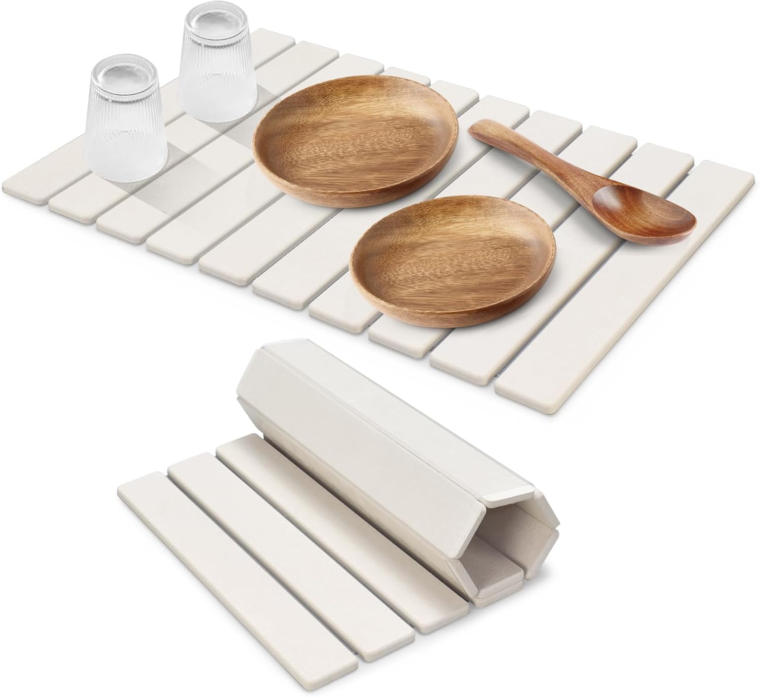 Large Stone Dish Drying Mat for Kitchen Counter - Image 2