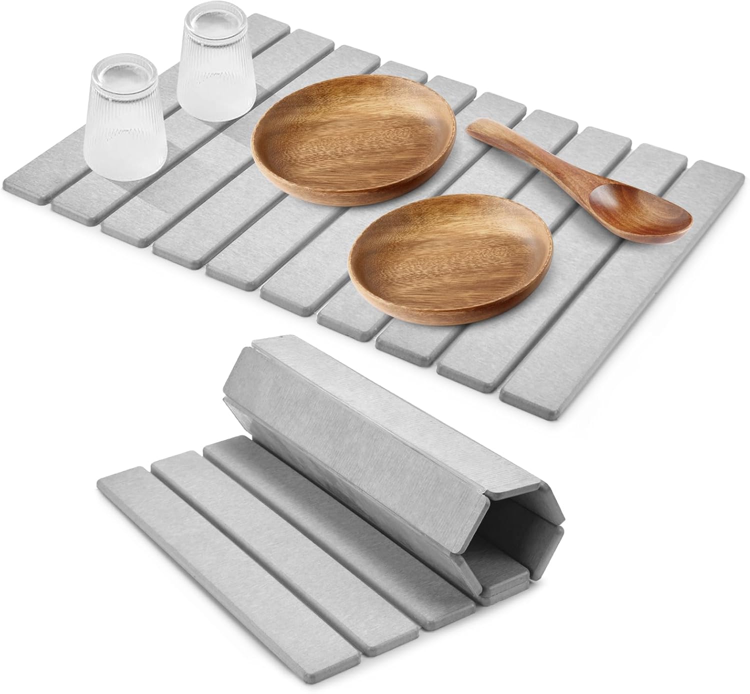 Large Stone Dish Drying Mats for Kitchen Counter - Image 2