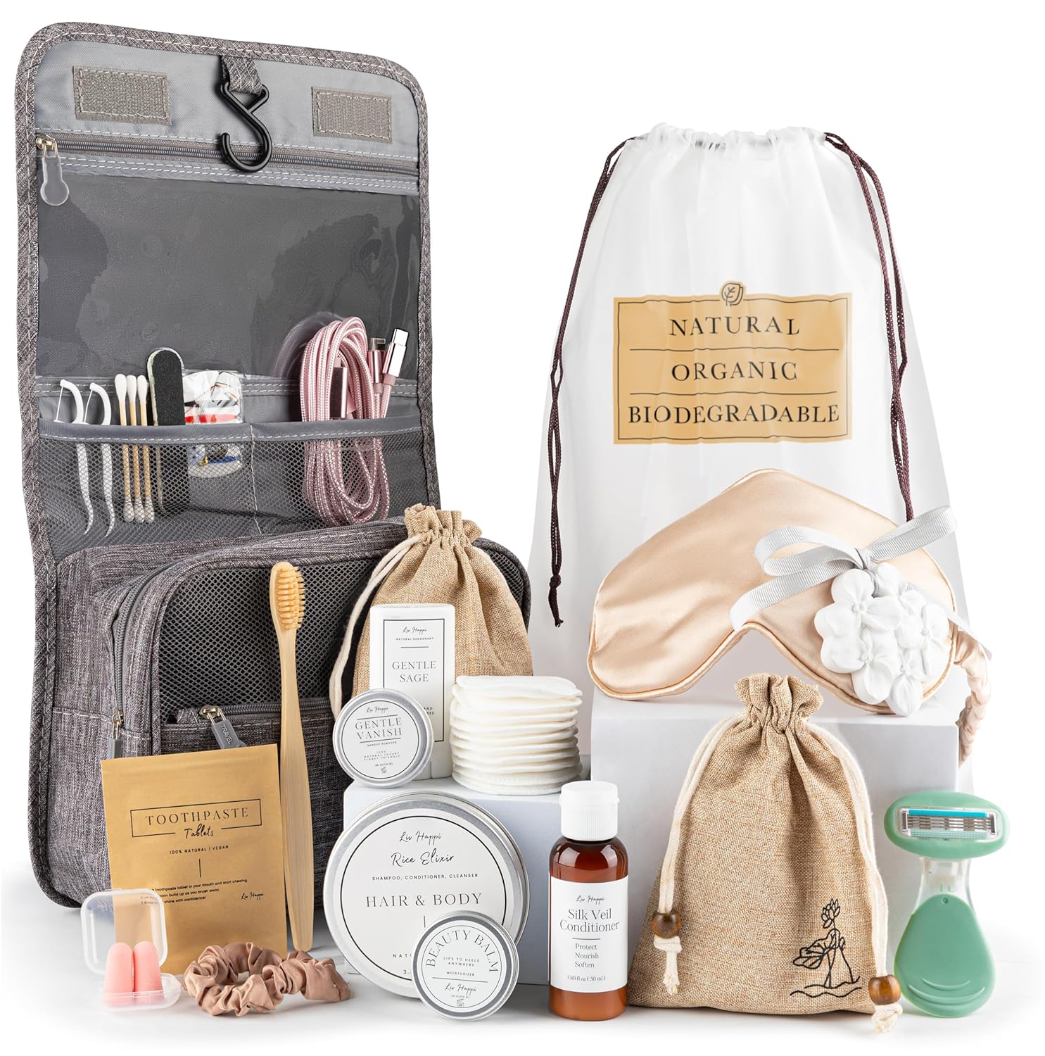 Luxury Spa Natural Organic Convenience Kit - Image 2