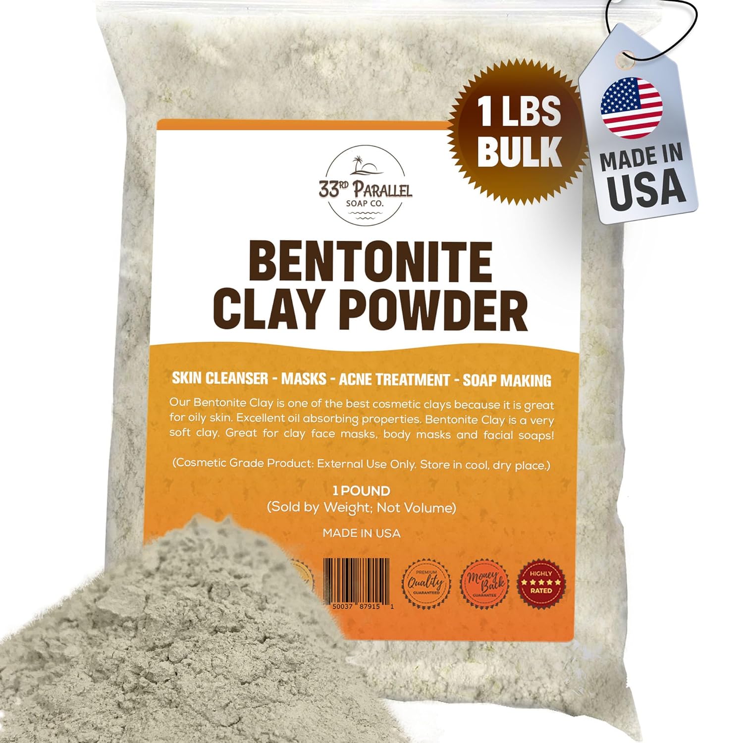 Organic Bentonite Clay Powder For Cosmetic Use - Image 2