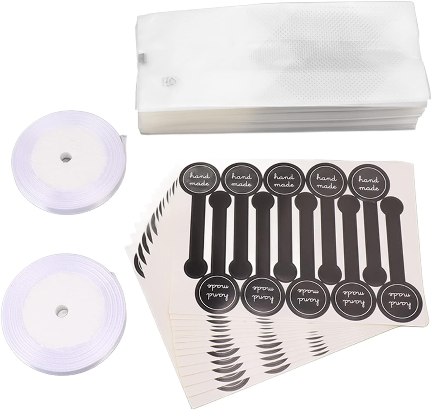 Pilipane 150Pcs Semitransparent Plastic Cookie Baking Bags - Image 2