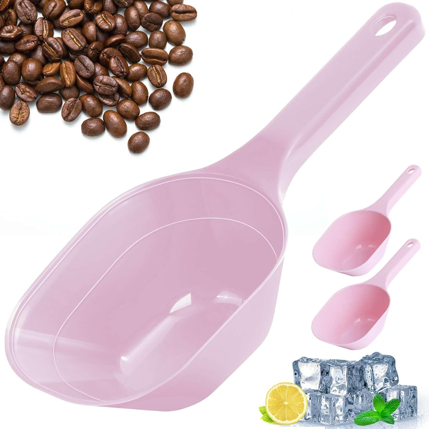 Pink Pet Food Scoop Measuring Cup - Image 2
