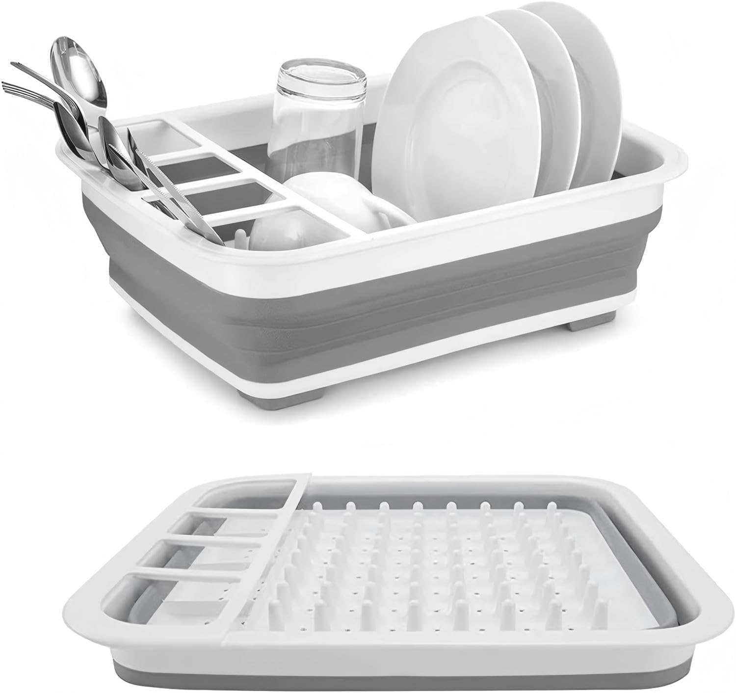 Portable Collapsible Dish Rack - Image 2