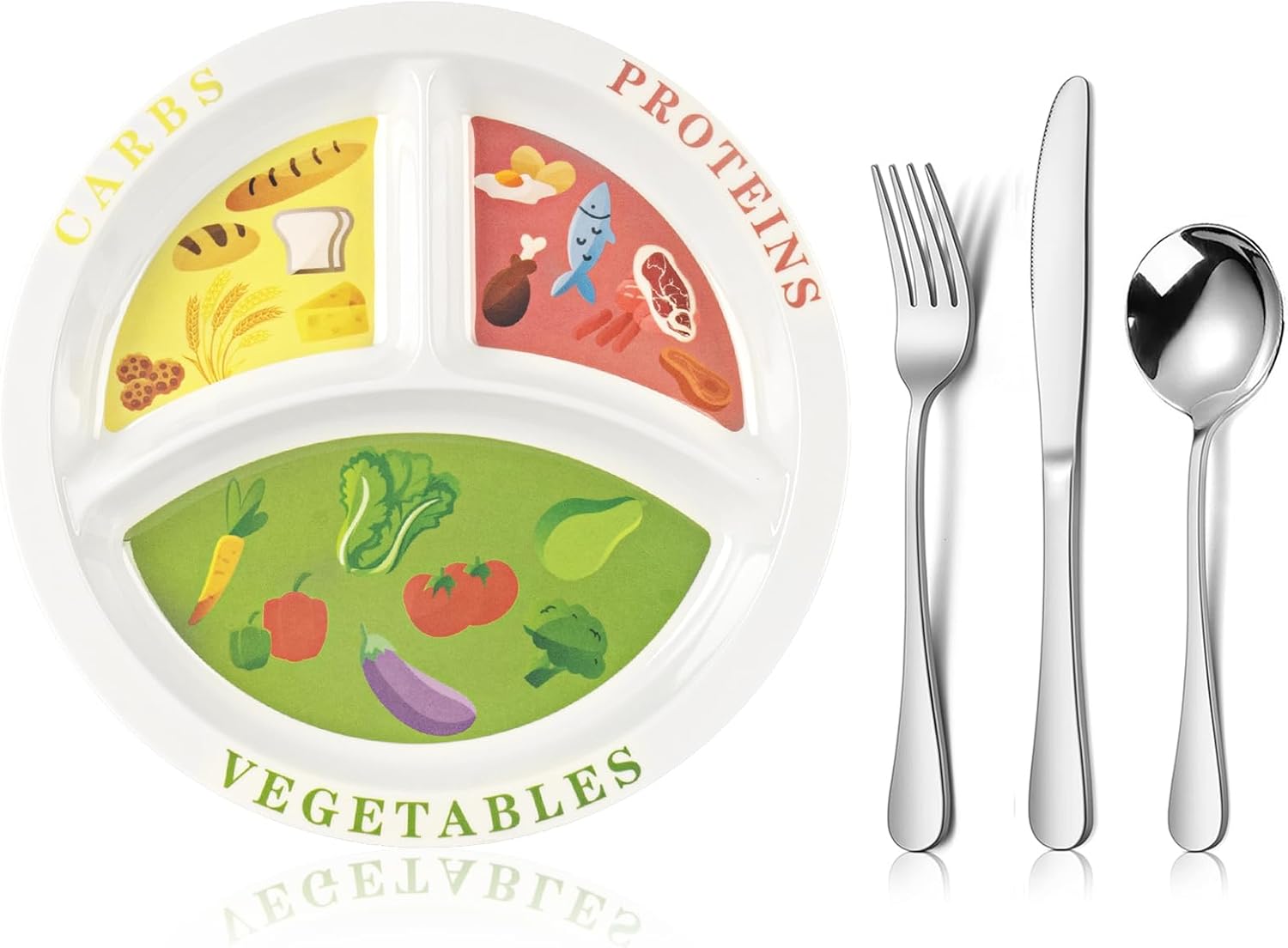 Portion Control Plate for Healthy Nutrition - Image 2