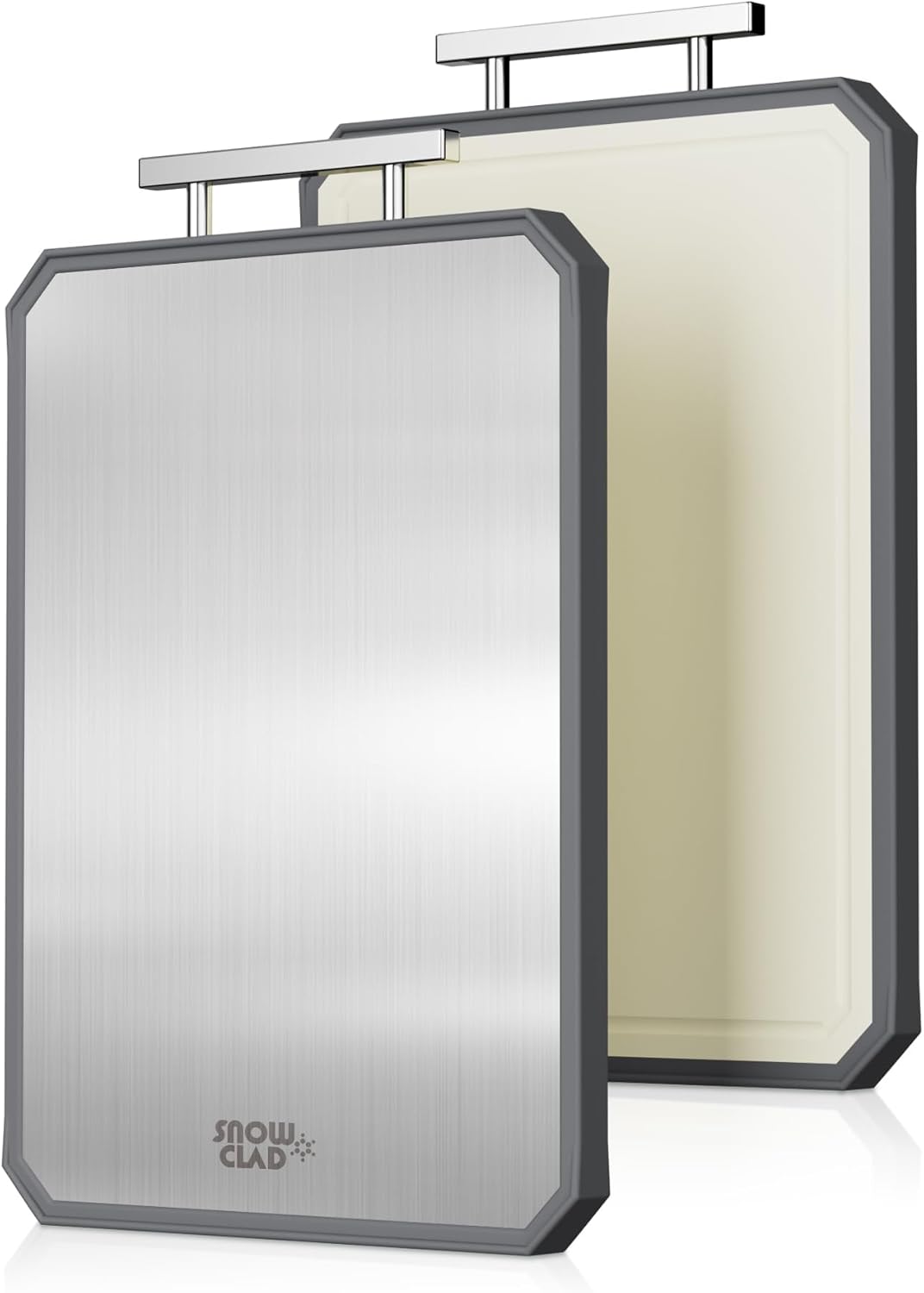 SNOWCLAD Double Sided Stainless Steel Cutting Board - Image 2
