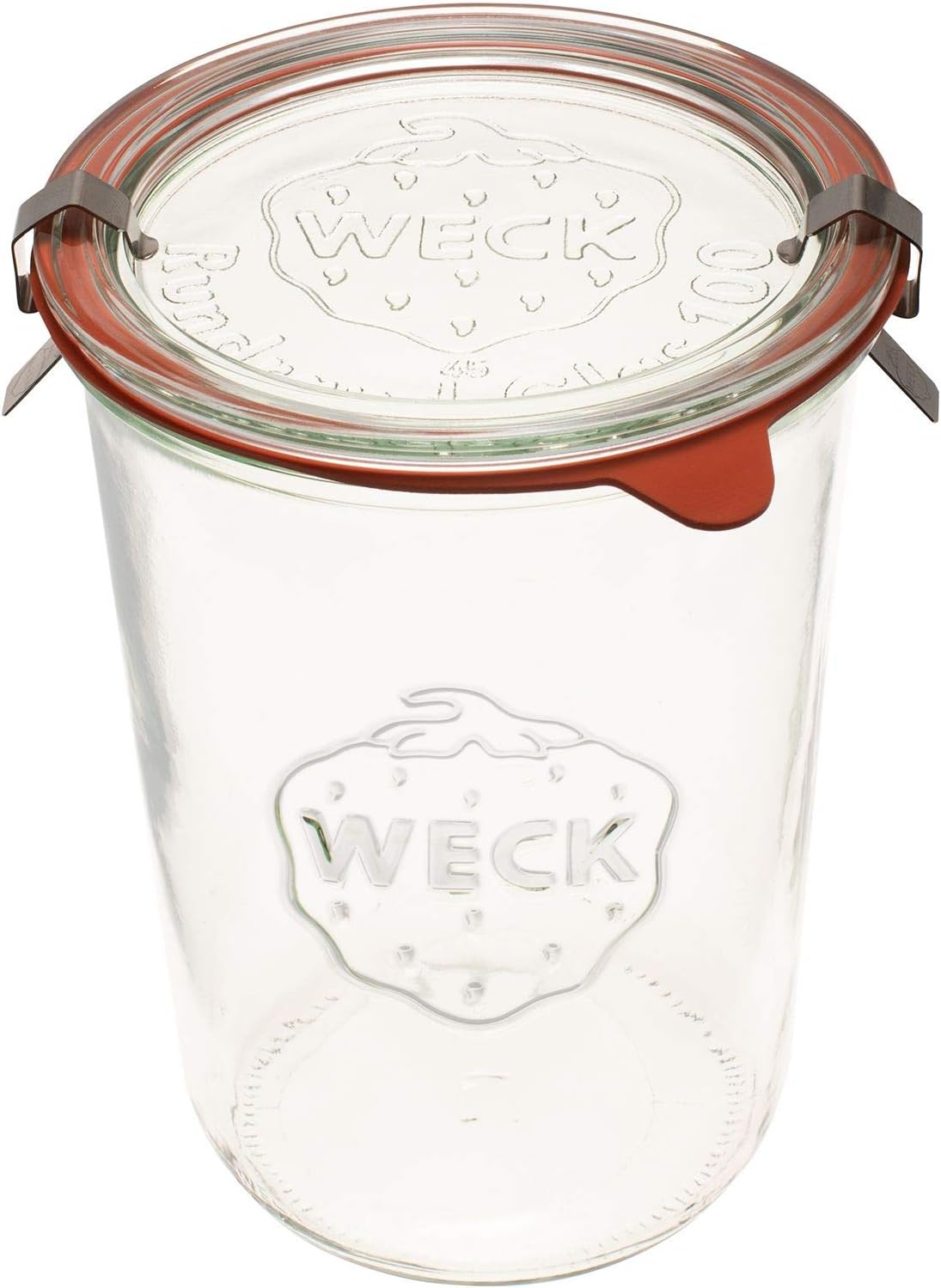 Weck 3/4 Liter Tall Glass Jar with Lid and Rubber Gasket - Image 2