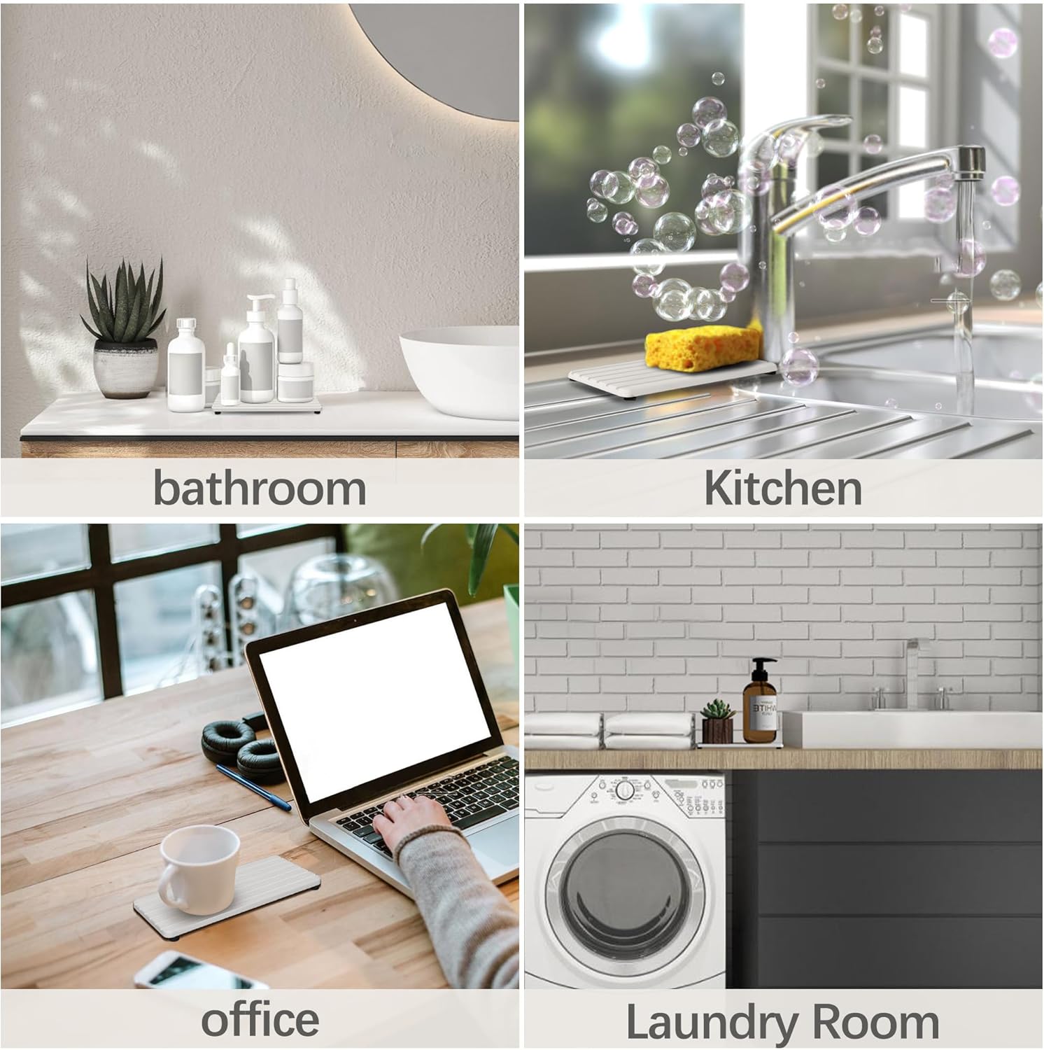 Bathroom Vanity Tray with Non-Slip Pads - Image 7