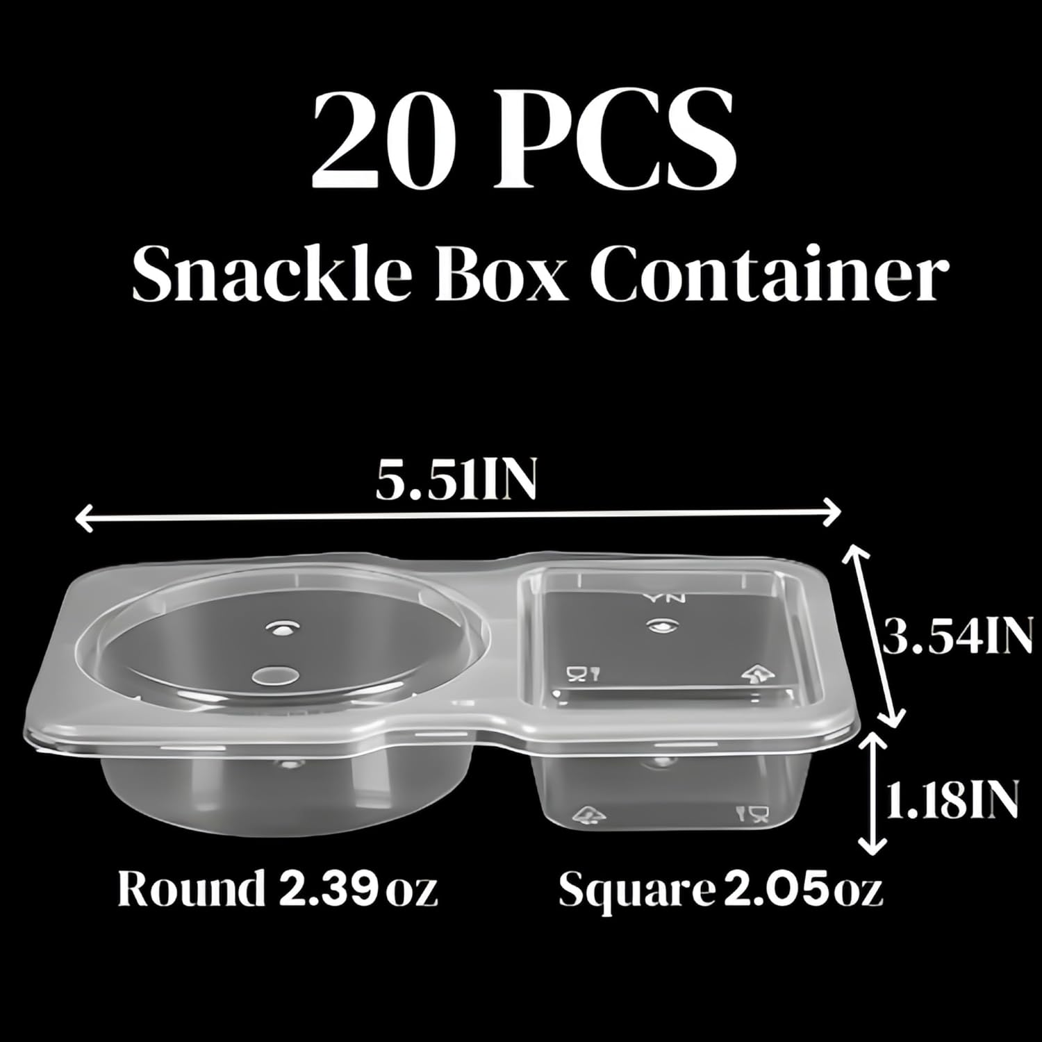 Portable Plastic Snack Containers with Lids - Image 3