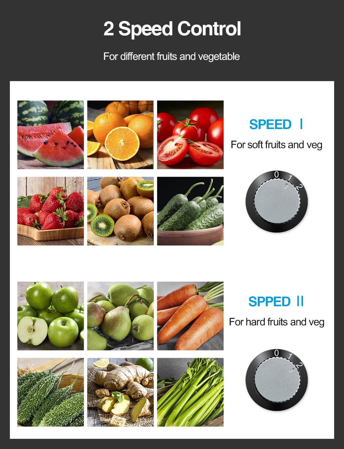 Qcen 800W Centrifugal Juicer Machine - Image 4