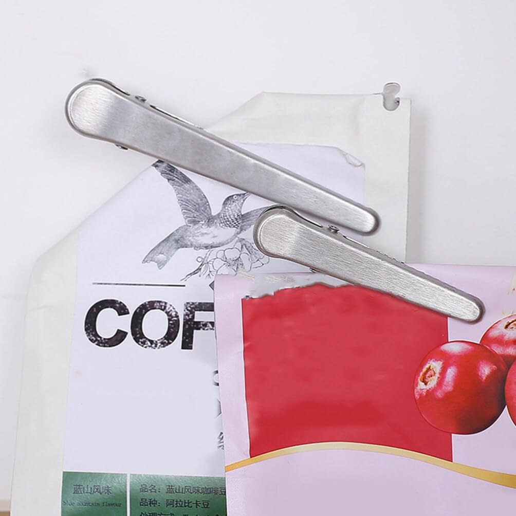 Steel Snack Clamp Fresh-Keeping Air Tight Heavy Metal Bag Clips - Image 3