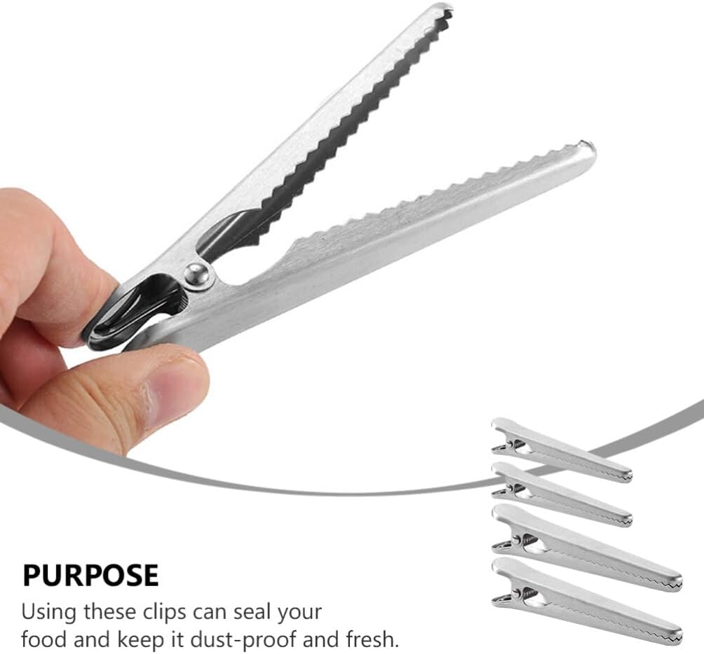 Steel Snack Clamp Fresh-Keeping Air Tight Heavy Metal Bag Clips - Image 6