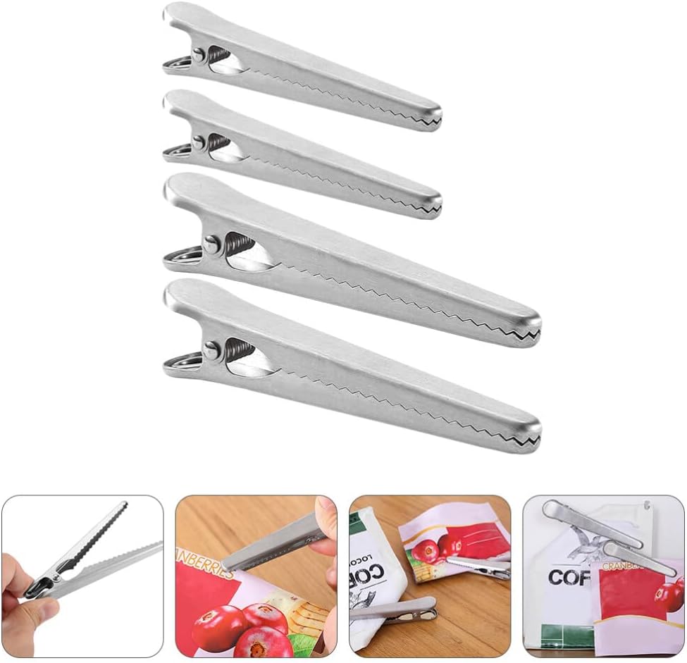 Steel Snack Clamp Fresh-Keeping Air Tight Heavy Metal Bag Clips - Image 9