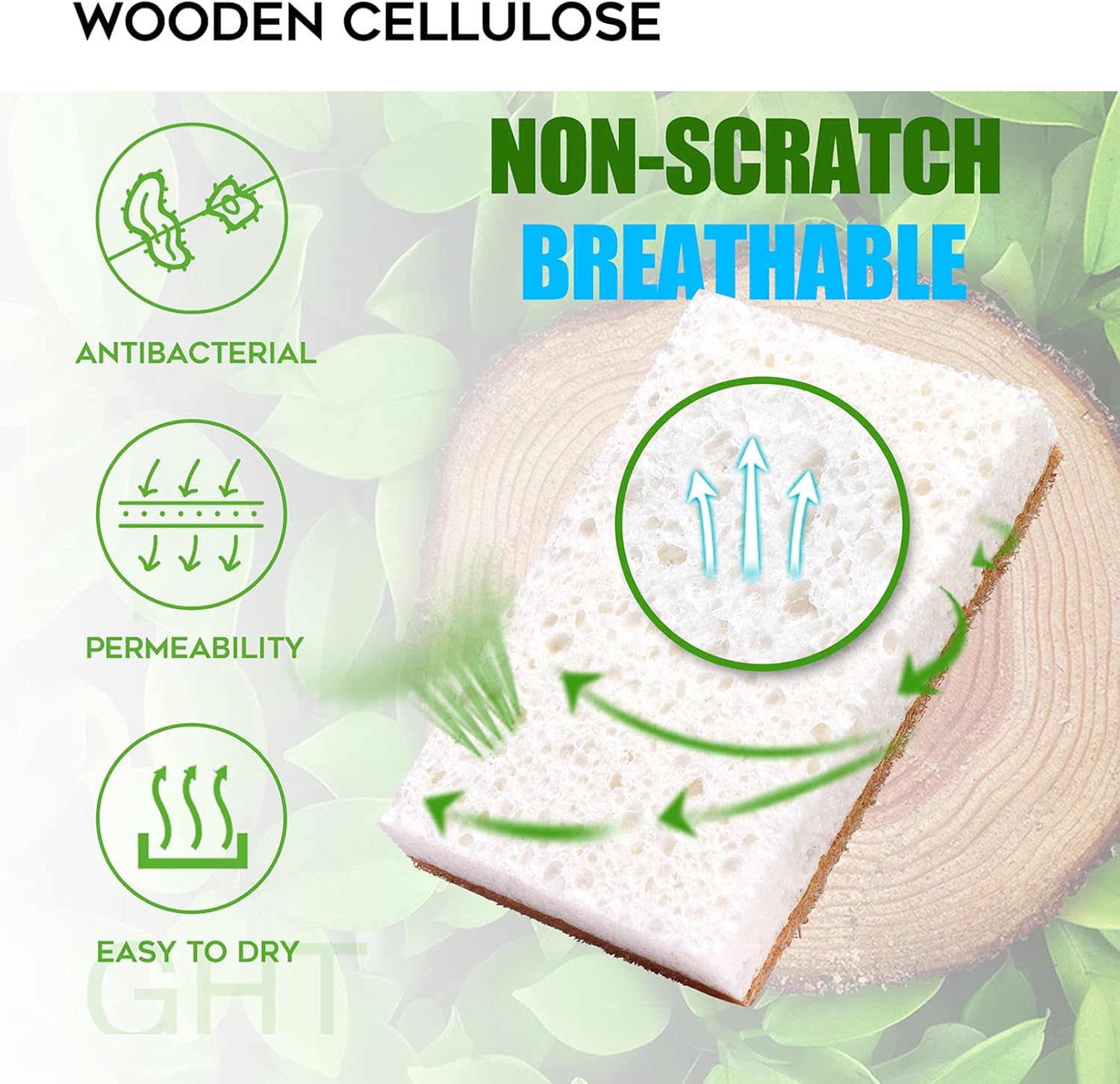 Eco Friendly Non-Scratch Scrub Sponge - Image 4