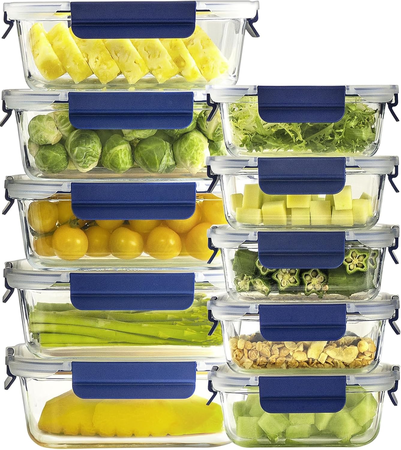 Airtight Glass Food Storage Containers with Lids - Image 10