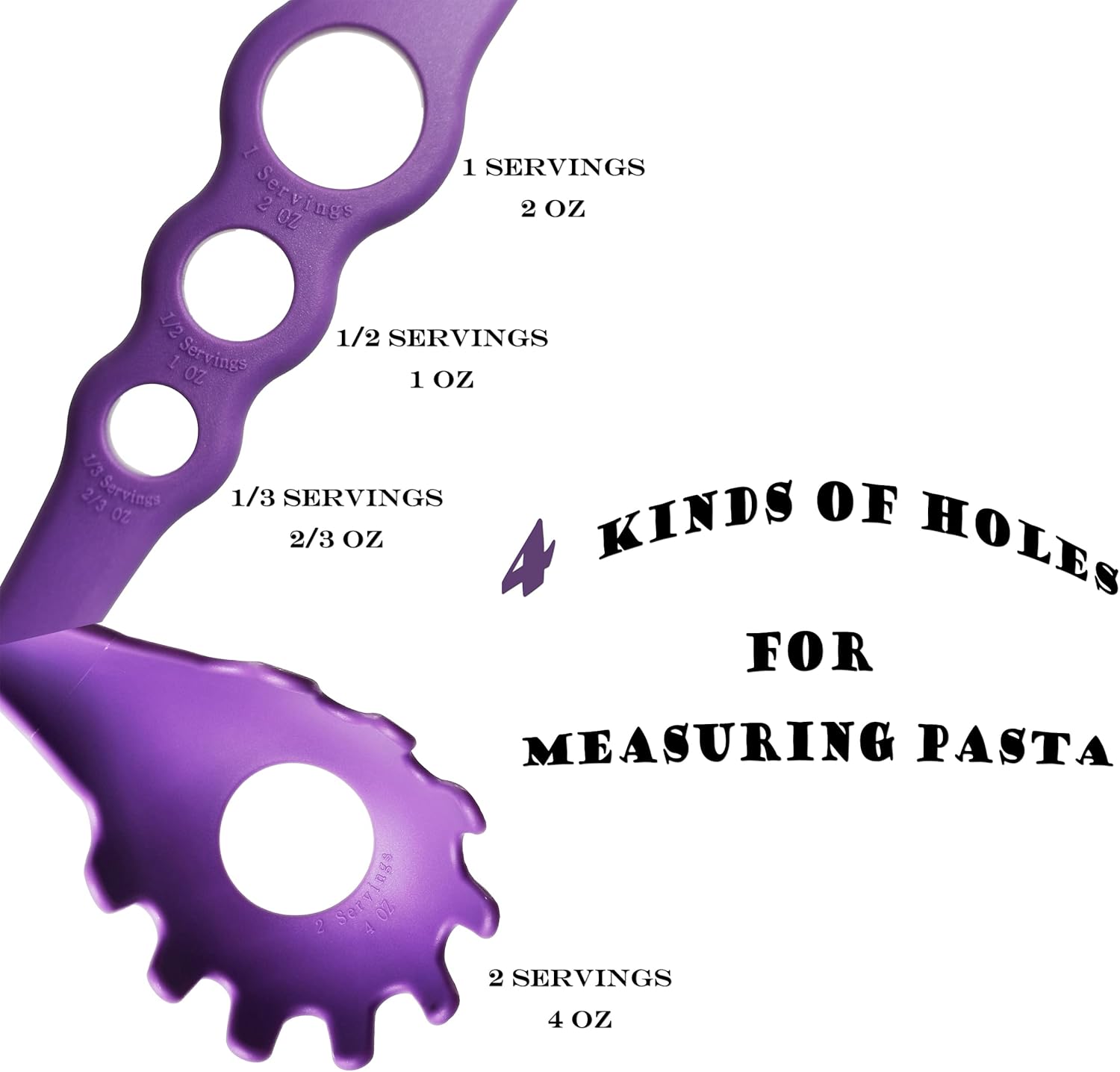 Large Measure Portion Control Spaghetti Spoon Tool - Image 3